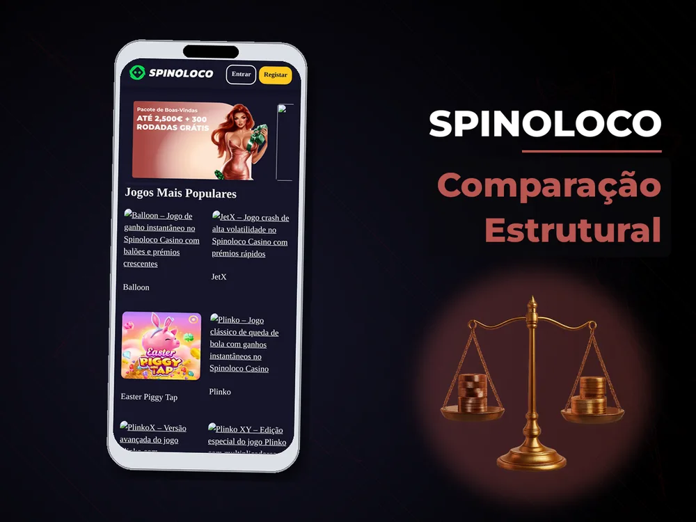 Spinoloco - Comparação Estrutural